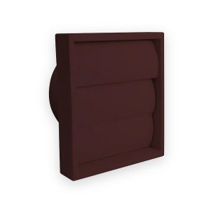 100mm Gravity Flap Outlet Brown