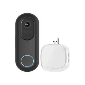 1080P Wired & Wireless Video Doorbell Kit With 5200mah Battery & USB Foldable Chime