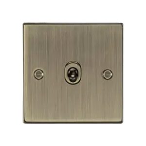 10AX 1G 2-Way Toggle Switch - Antique Brass