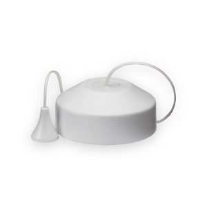 10AX 2-Way Pull Cord Switch - Matt White