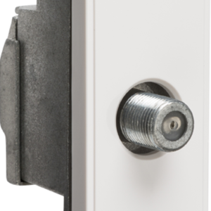 Knightsbridge Screened SAT TV Outlet Module 25 x 50mm - White