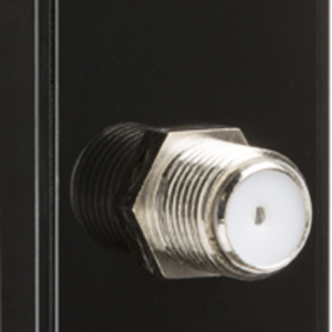 Knightsbridge SAT TV Outlet Module 25 x 50mm - Black