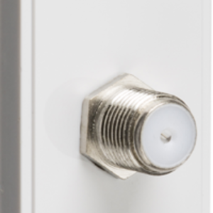 Knightsbridge SAT TV Outlet Module 25 x 50mm - White