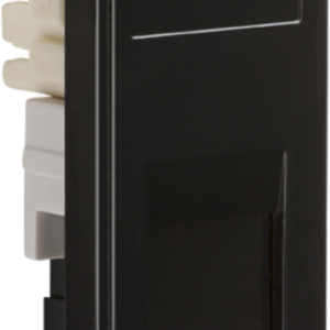 Knightsbridge Outlet Module 25 x 50mm (IDC) - Black