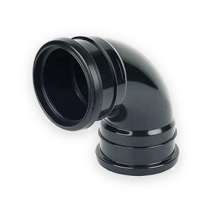 110mm Soil Push Fit Double Socket 90° Bend