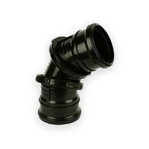 110mm Soil Push Fit Multi Double Socket 0-90° Bend