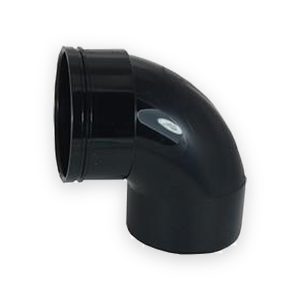 110mm Soil Solvent Weld 90° Single Socket Bend