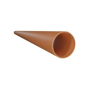 110mm Underground Plain Ended Pipe 3m