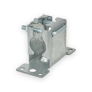 120.941UK Pressed Facia Mast Bracket With Clamp