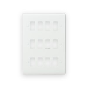 12G Curved Edge Grid Faceplate - CUG12