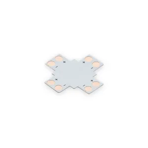 12V / 24V LED Flex 4-Way X-Connector - Single Colour