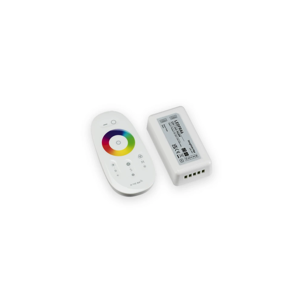 12V / 24V RF Touch Controller and Remote - RGBW