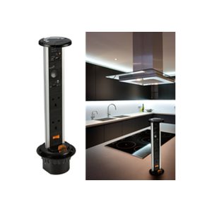 13A 2G Pop Up Socket With Built-In Bluetooth Speaker And USB Charger (2.4A)