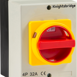 Knightsbridge 32A Rotary Isolator 4P AC (230V-415V)