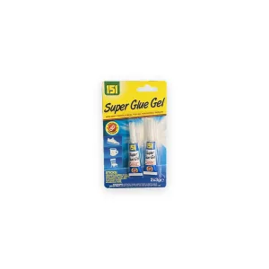 151 Super Glue Gel 2 x 3g retail pack