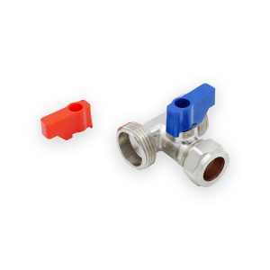 15mm X 15mm X ¾" TEE Washing Machine Valve