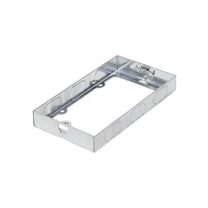 16mm 2 Gang Extension Metal Back Box