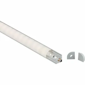 1m Aluminium Profile - Surface Mount Corner