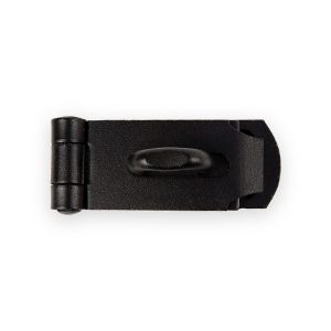 200mm Hasp & Staple Heavy Black Iron