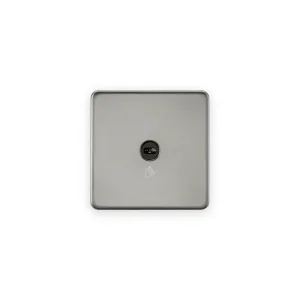 230V 1G 1-Way Touchless Switch - Black Nickel