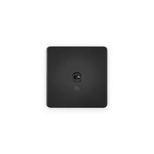 230V 1G 1-Way Touchless Switch - Matt Black