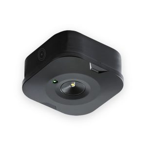 230V 3W LED Surface Emergency Downlight Black
