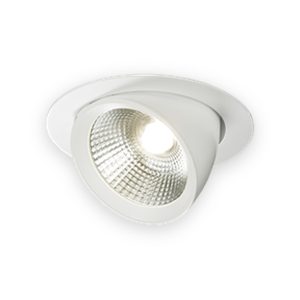 230V 40W Round LED Recessed Adjustable Downlight