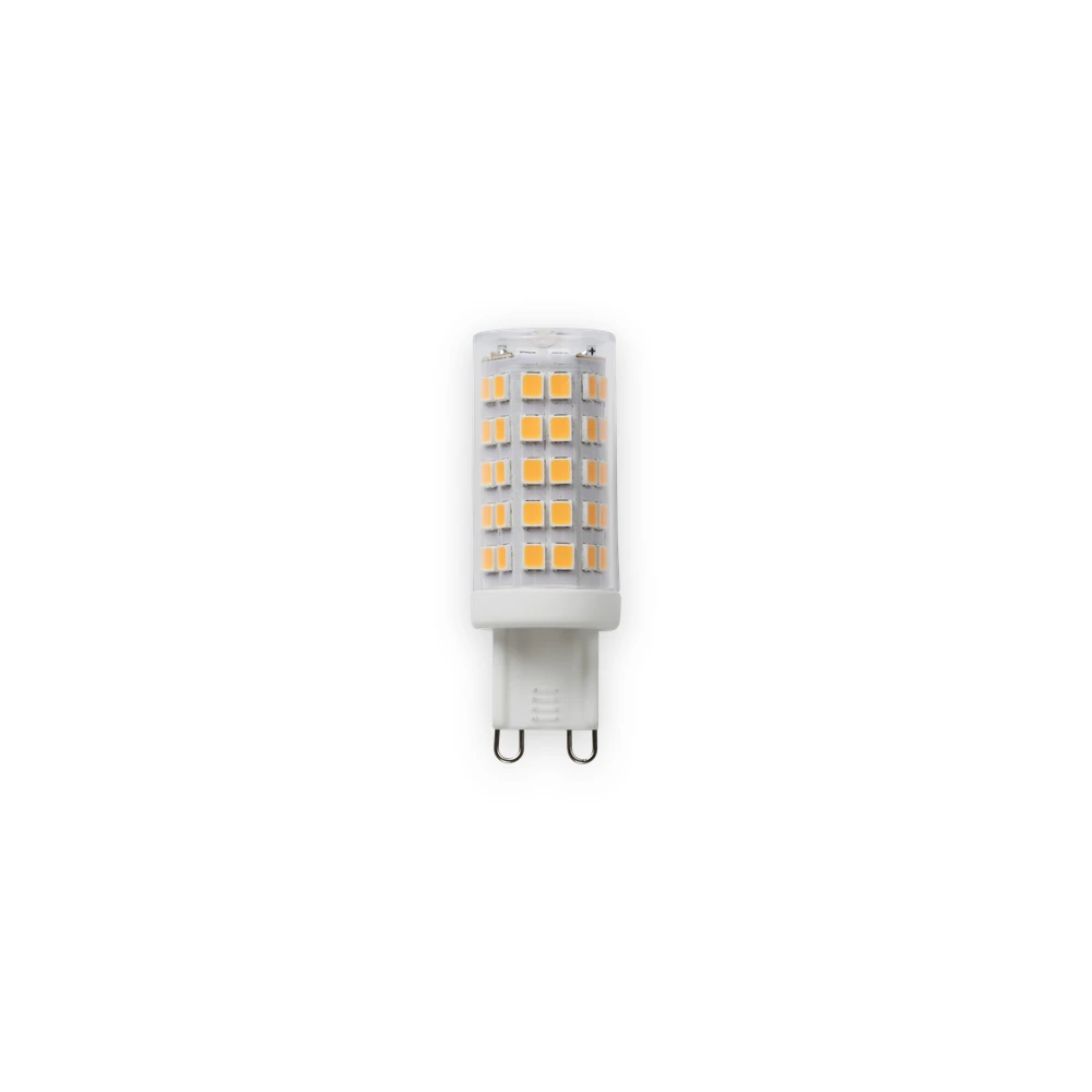 Knightsbridge G9LED16 4W dimmable G9 LED lamp, 2700K warm white, with clear cover and loop pins Knightsbridge G9LED16 4W dimmable G9 LED lamp, 2700K warm white, with clear cover and loop pins