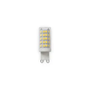 Knightsbridge G9LED17 4W dimmable G9 LED lamp, 4000K cool white, with clear cover and loop pins