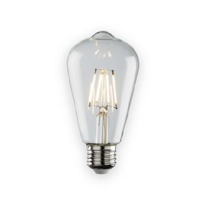 230V 4W LED ES Clear ST64 Filament Lamp 2700K Dimmable