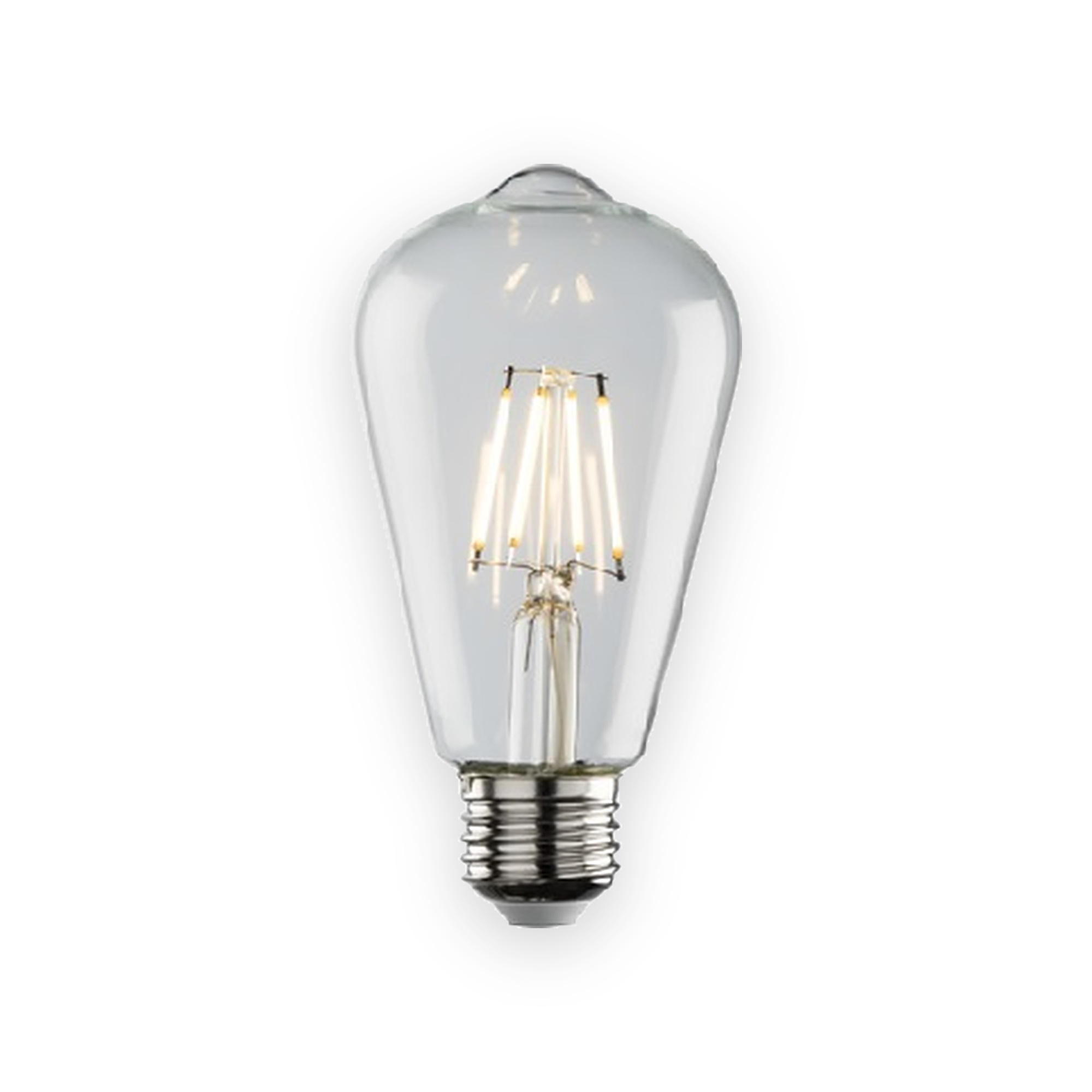 230v-4w-led-es-clear-st64-filament-lamp-2700k-dimmable-st4esdc 230V 4W LED ES Clear ST64 Filament Lamp 2700K Dimmable