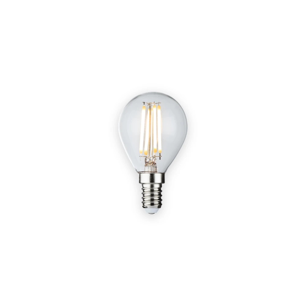 230V 4W LED SES Clear Golf Ball Filament Lamp 2700K Dimmable 230V 4W LED SES Clear Golf Ball Filament Lamp 2700K Dimmable