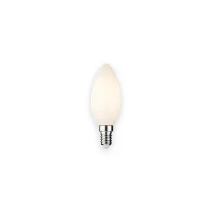 230V 4W LED SES Frosted Candle Filament Lamp 2700K Dimmable