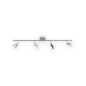 230V GU10 Quad Bar Spotlight - Chrome