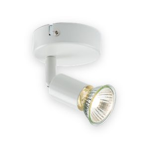 230V GU10 Single Spotlight - White