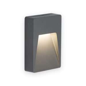 230V IP54 2W LED Guide Light - Anthracite