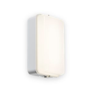 230V IP54 5W LED Security Amenity Bulkhead C/W M-Sensor White