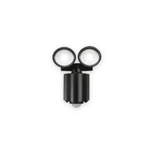 230V IP55 Twin Spot LED Security Light - Black