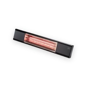 230V IP65 1.5kW Shortwave Infrared Heater - Matt Black