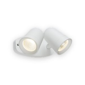 230V IP65 18W LED White Twin Spot Floodlight