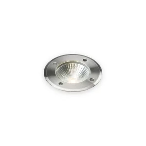 Knightsbridge LDGL6 stainless steel recessed ground light