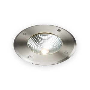 230V IP65 9W LED Stainless Steel Recessed Ground Light 3000K