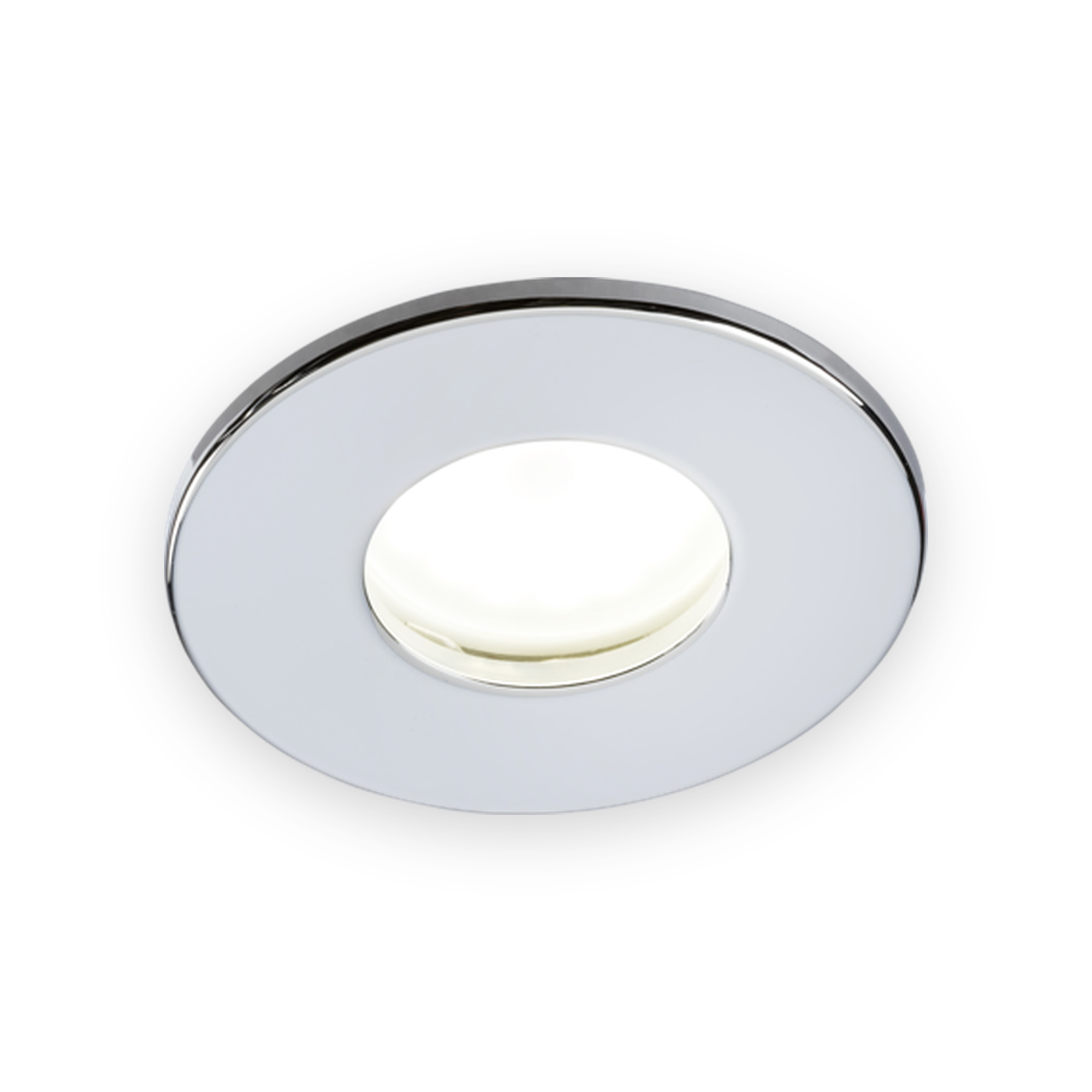 230v-ip65-fixed-gu10-fire-rated-downlight-chrome-vfcfipc 230V IP65 Fixed GU10 Fire-Rated Downlight - Chrome