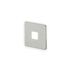 Knightsbridge SFPLBC 230V LED plinth light in brushed chrome