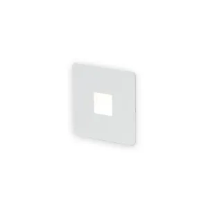 Knightsbridge SFPLMW 230V LED plinth light in matt white