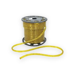 Yellow 230V rope light 155.030UK supply reel, sold per metre