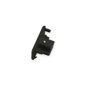 230V Single Circuit Track Dead End Cap - Black