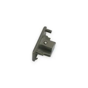 230V Single Circuit Track Dead End Cap - Satin Nickel