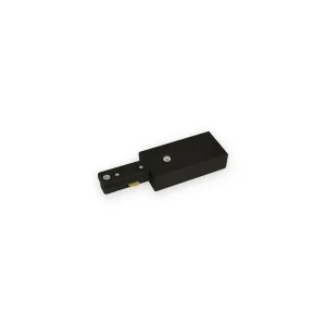230V Single Circuit Track Power Feed - Black