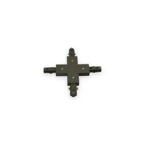 230V Track X-Connector - Satin Nickel